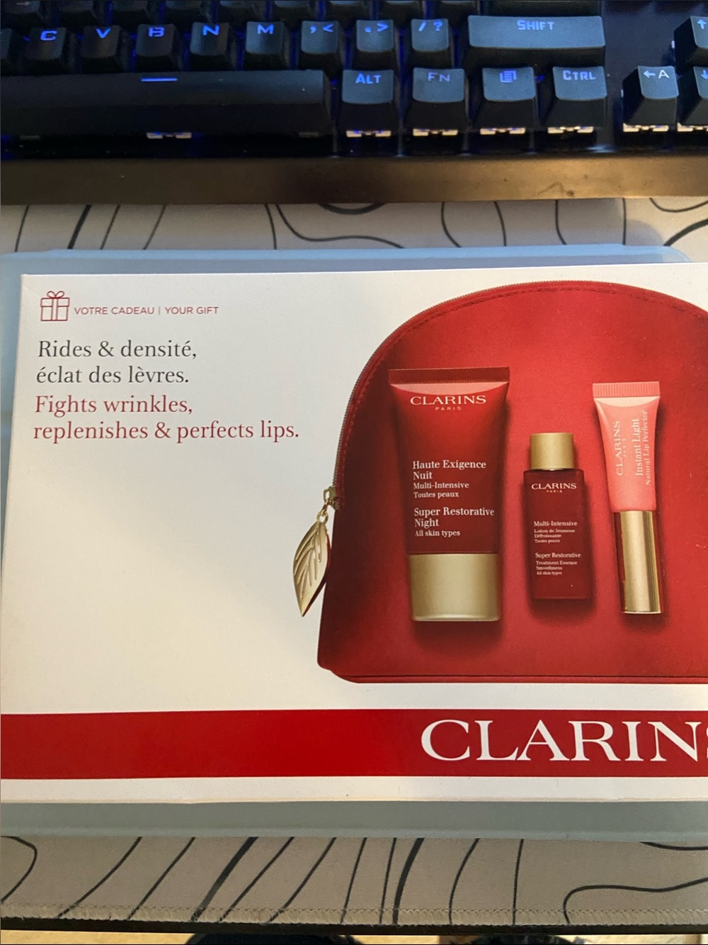 Clarins Red Skincare Gift Set